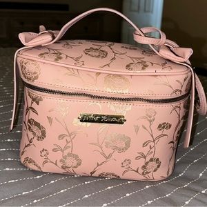 Betsey Johnson train case makeup bag